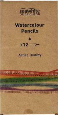 Seawhite Water Soluble Colour Pencils 12
