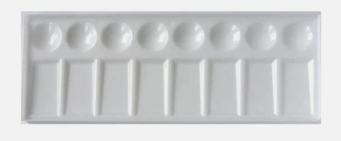Seawhite Rectangular 8 Well Plastic Palette