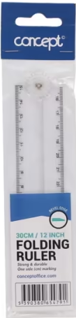 CONCEPT 30CM FOLDING RULER