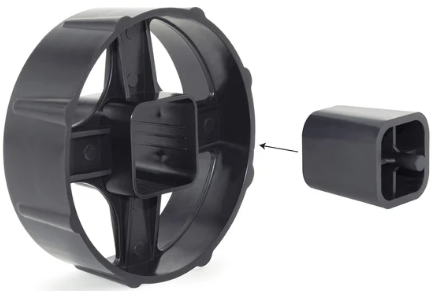 Tape Dispenser Replacement Core Wheel – 25mm Width