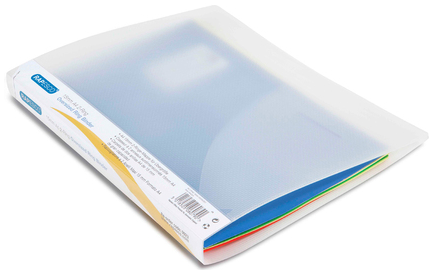 15mm 2-Ring, Oversized Ring Binder, A4 - Clear