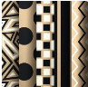Black White Zig Zag Wapping Paper