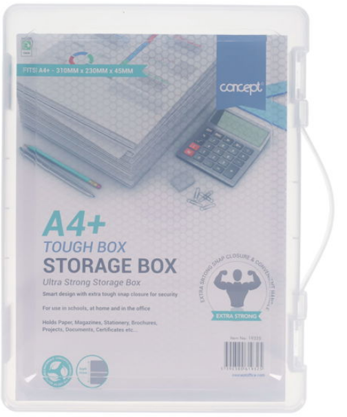 CONCEPT A4+ TOUGH STORAGE BOX - EXTRA DEEP