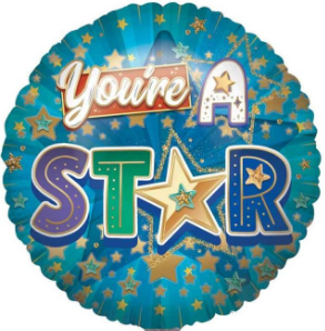31in YOURE A STAR JUMBO FOIL BALLOON