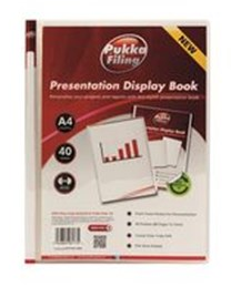 40 PRESENTATION POCKET DISPLAY BOOK CLR