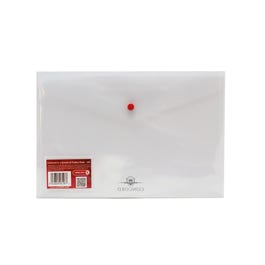 A4 PRESS STUD WALLET CLR