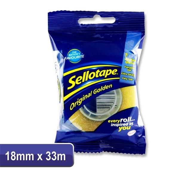 SELLOTAPE GOLDEN 18mmX33m