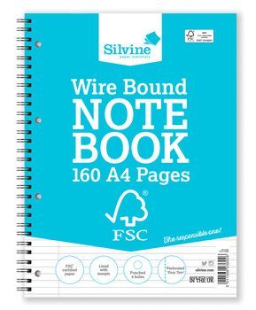 A5 FSC Twin Wire Notebook
