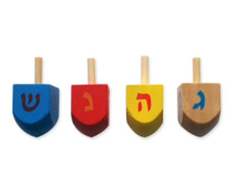 WOODEN DREIDELS