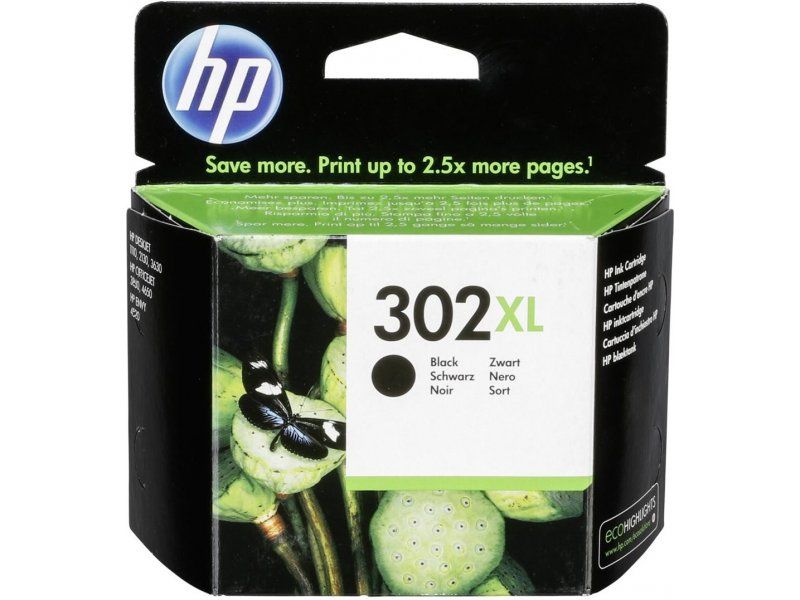 HP 302XL •480PP •black