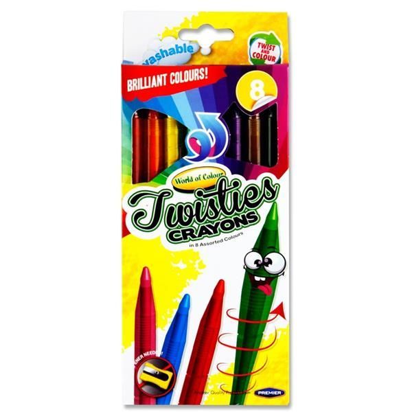 PKT.8 TWISTIES CRAYONS