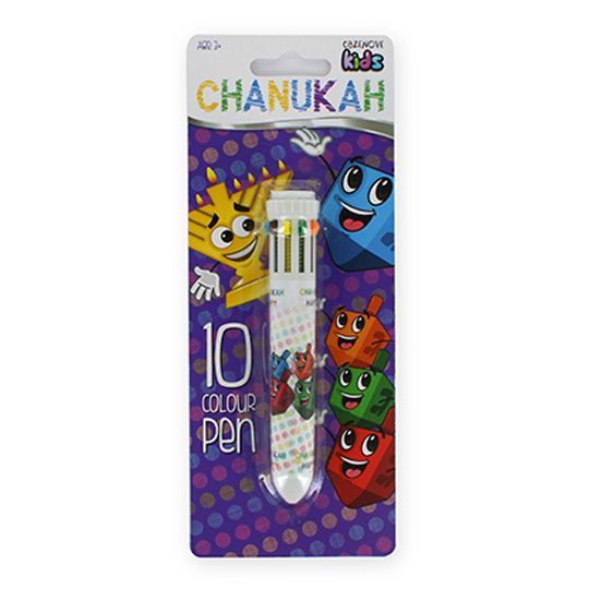 CHANUKAH PEN 10 COLOURS
