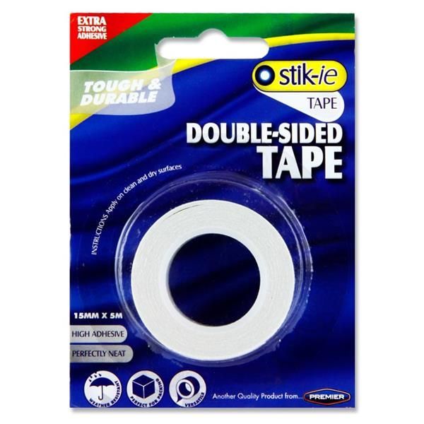 STIK-IE DOUBLE SIDED TAPE 15mm