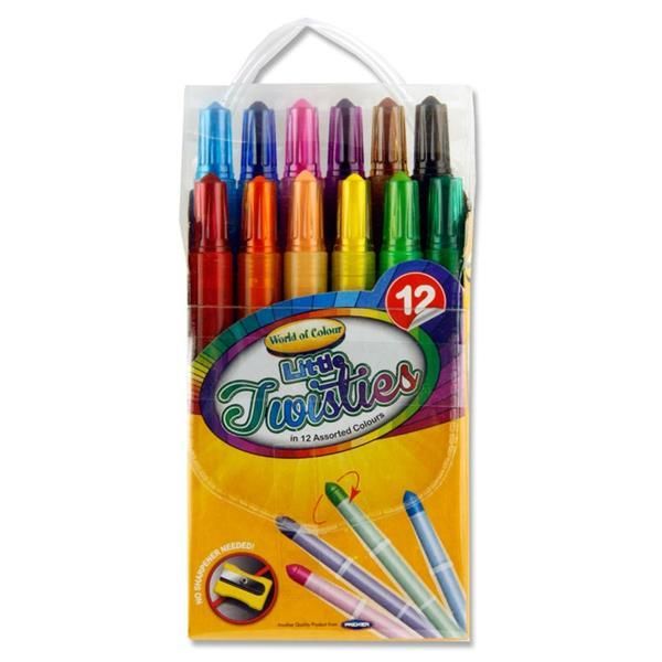 12 MINI TWISTIES CRAYONS