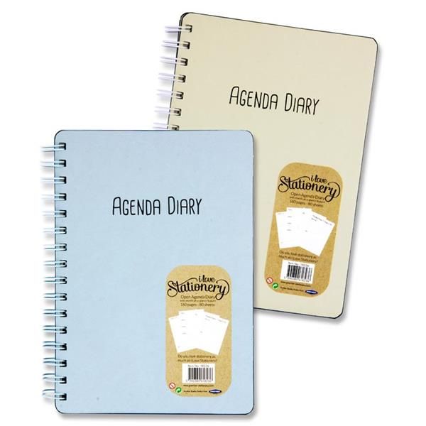 A5 160pg Wiro Open Agenda Diary