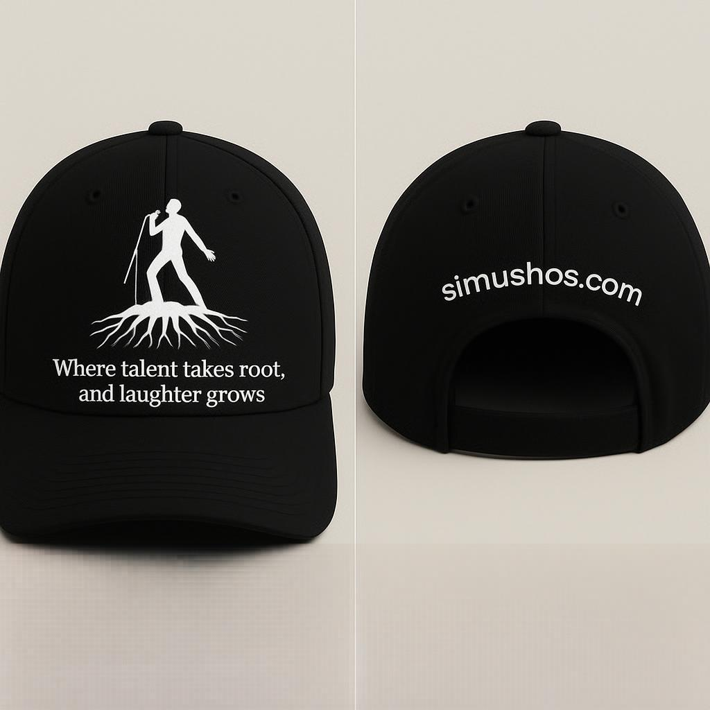 Black Simushos baseball cap