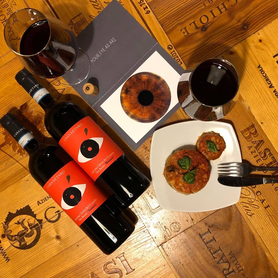 bottiglia di vino rosso