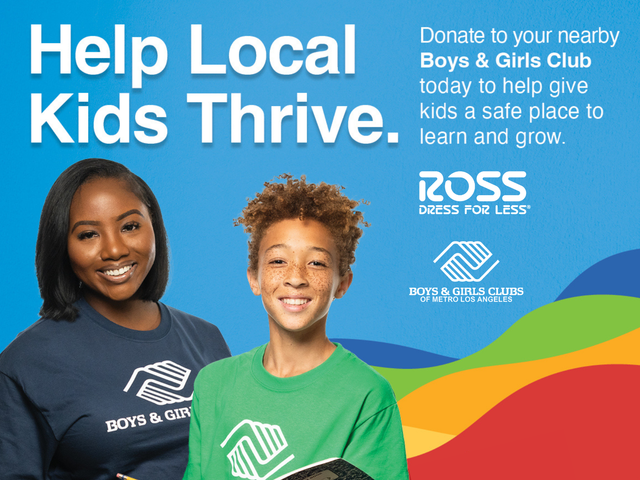 Ross Dress for Less® to Help Local Kids Thrive in Los Angeles