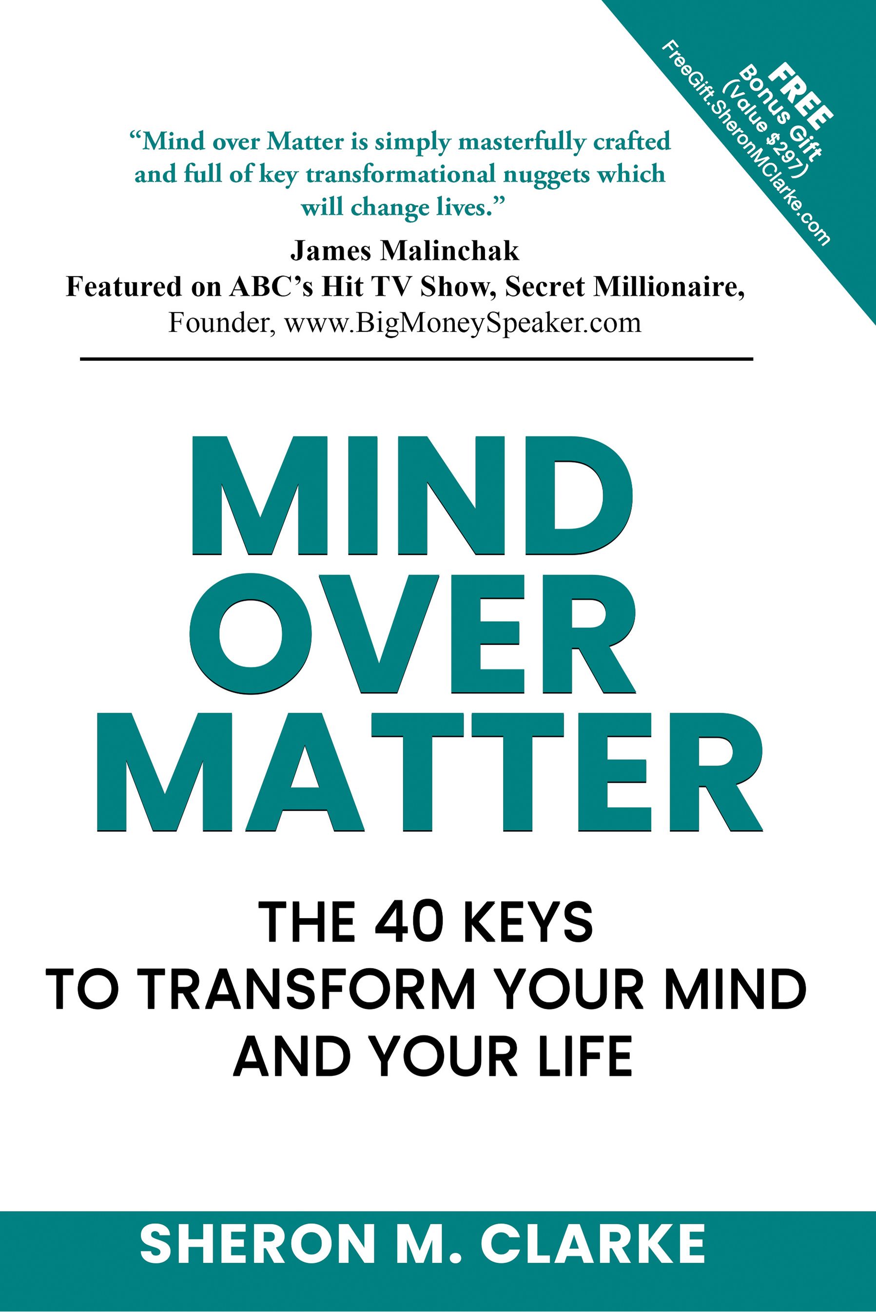 the cover of the book mind over matter by Sheron M. Clarke