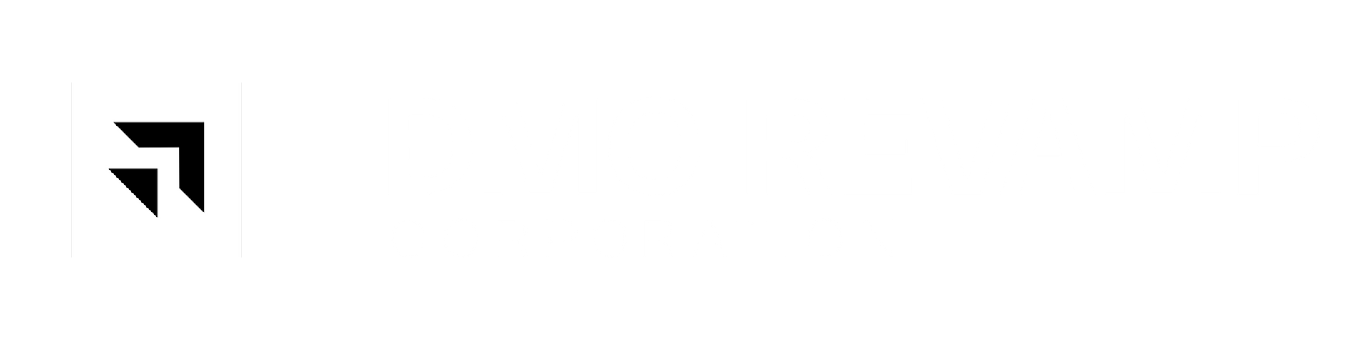 DMC Revamp Corporation logo in navy blue and gold on a white background