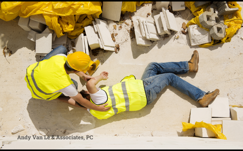 man fell at a construction site in San Diego, CA