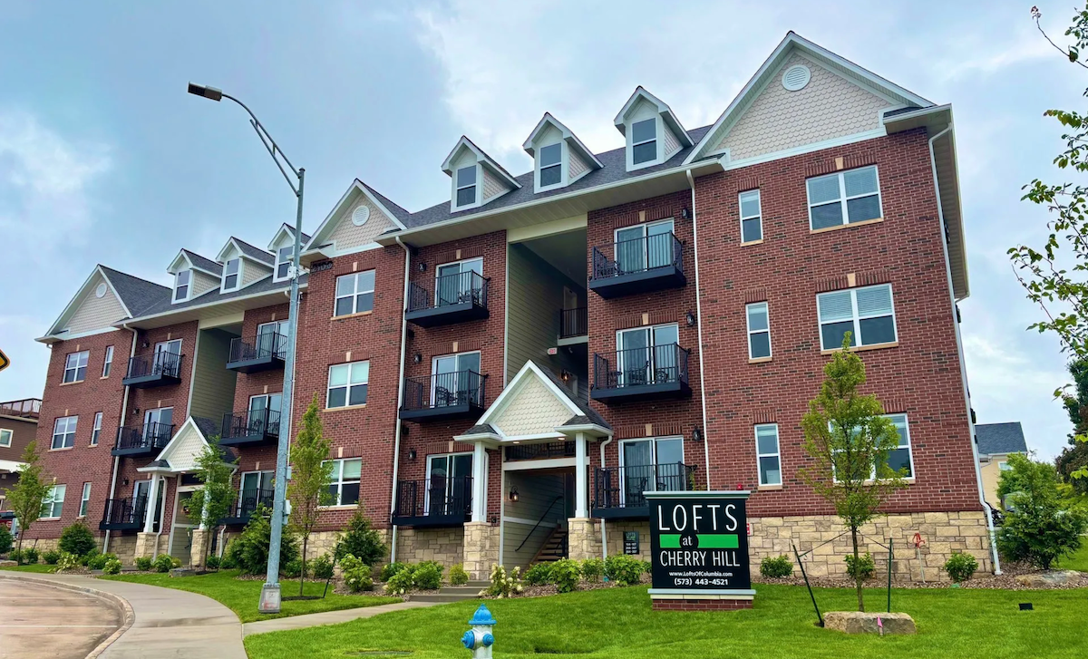 The Lofts at Cherry Hill - East, a Newly-Built Apartment Complex in Columbia, MO.