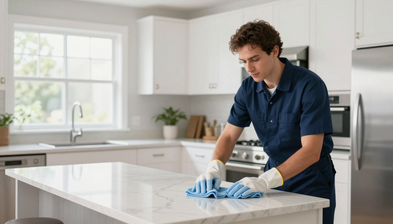 Professional kitchen cleaning