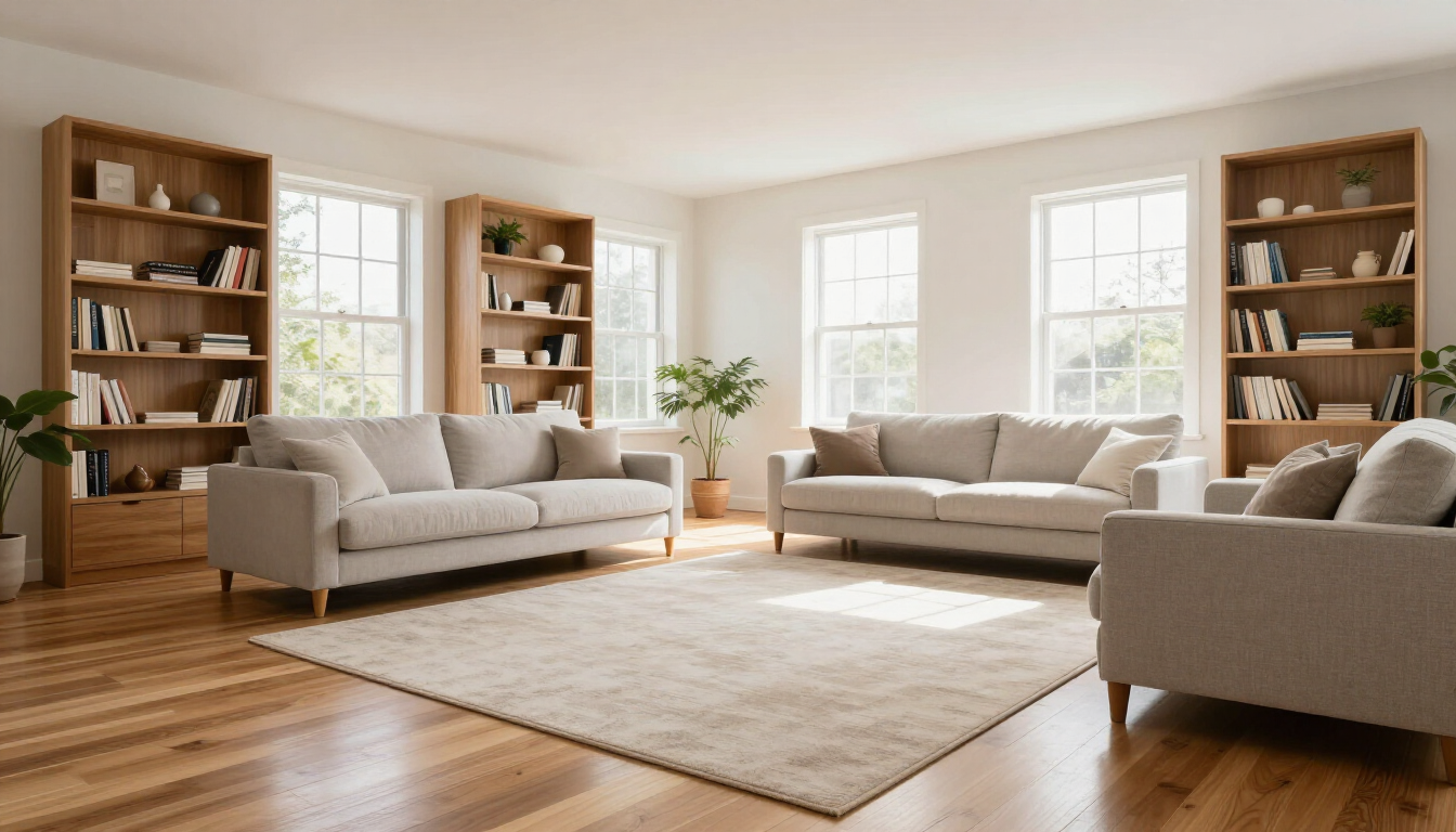 Clean Living Room