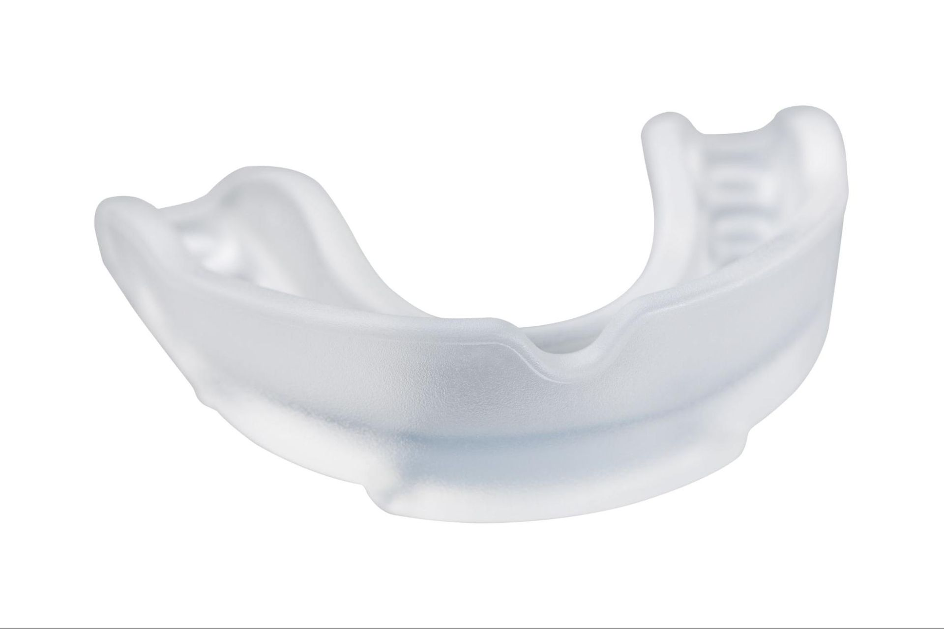 Clear custom night guard designed to protect teeth from grinding during sleep