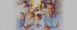 Business insurance office workers