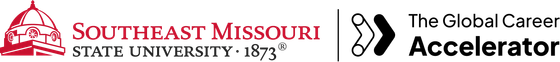 Southeast Missouri State University logo next to The Global Accelerator