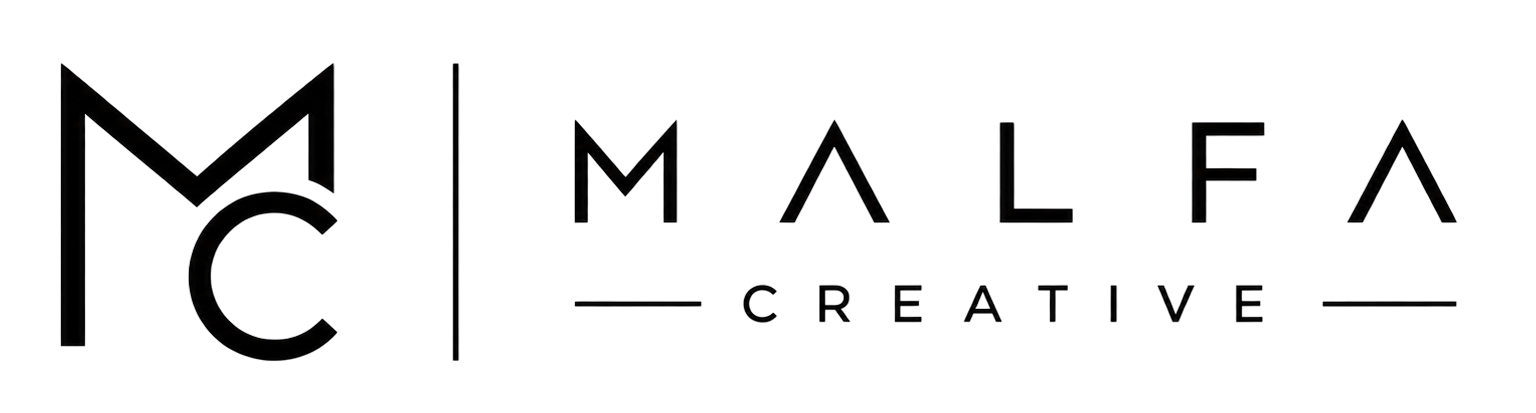 Black and white MAFIA CREATIVE logo with stylized &ldquo;MC&rdquo; monogram and horizontal divider lines.