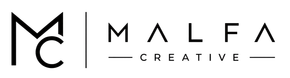 Black and white MAFIA CREATIVE logo with stylized &ldquo;MC&rdquo; monogram and horizontal divider lines.