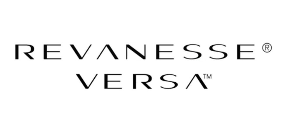 The Revanesse Versa logo featuring the brand name in a sleek, black, sans-serif font on a white background.