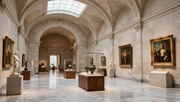 Grand museum interior