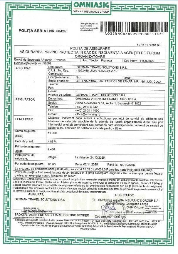 Poliță de Asigurare
