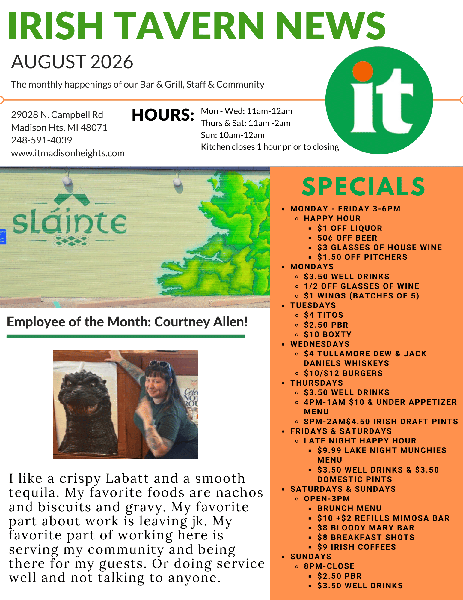 Employee of the Month