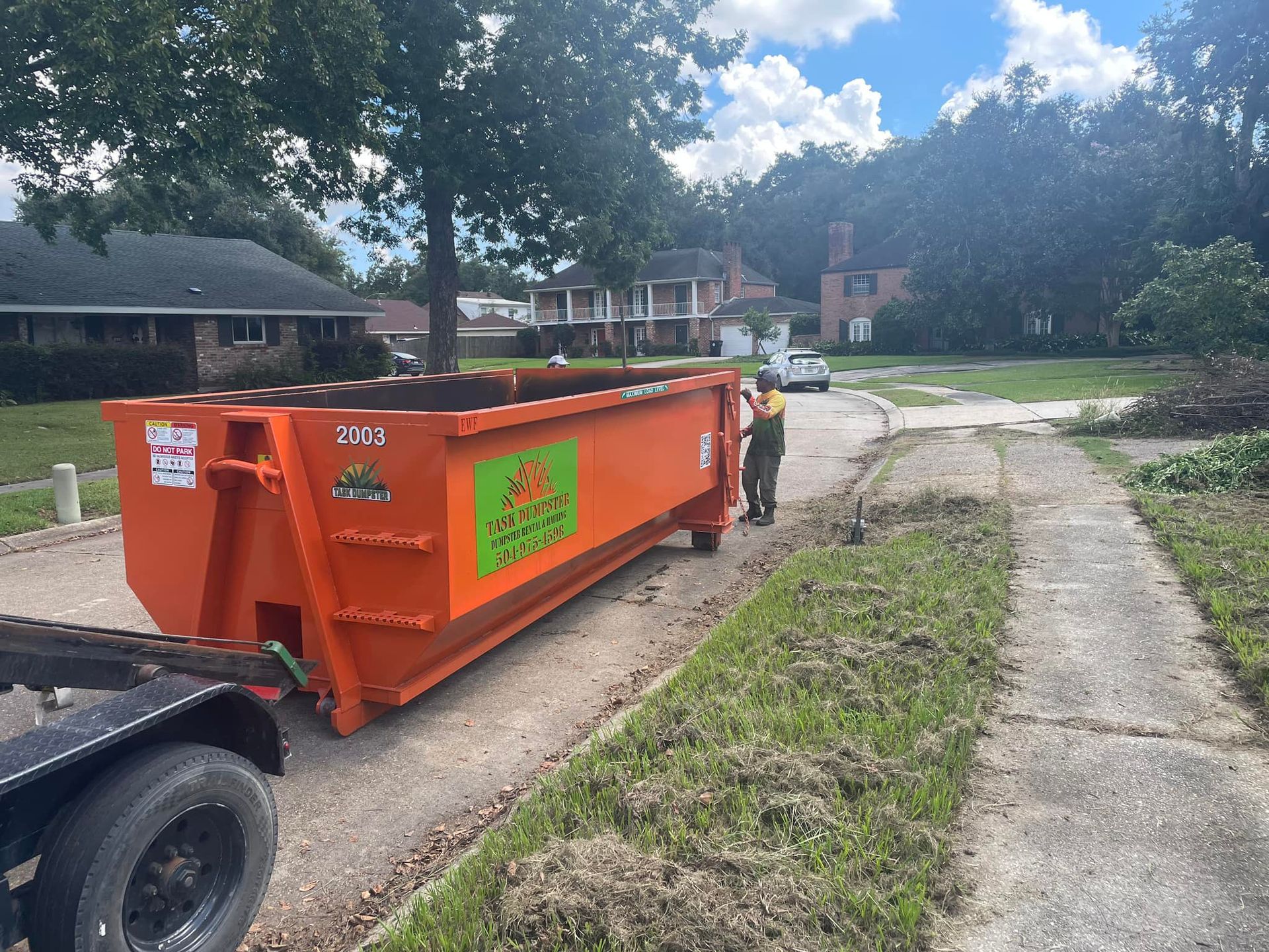 20 yard dumpster