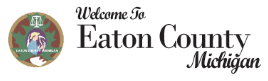 A sign that says welcome to eaton county michigan