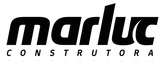 Logotipo da Marluc, uma construtora, com o nome da empresa acima da palavra