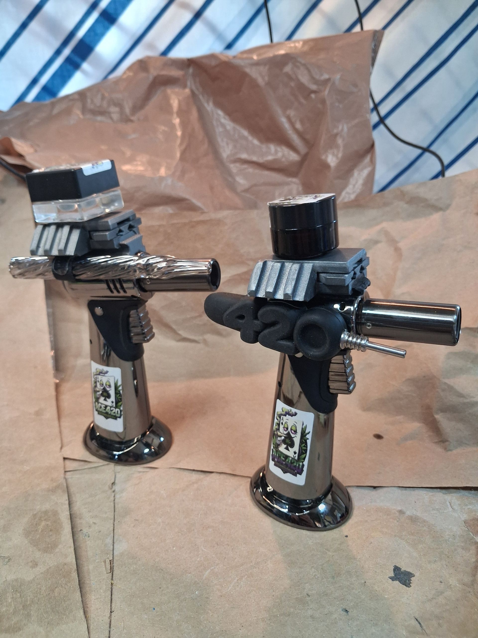 Black Metallic Cigar Torch