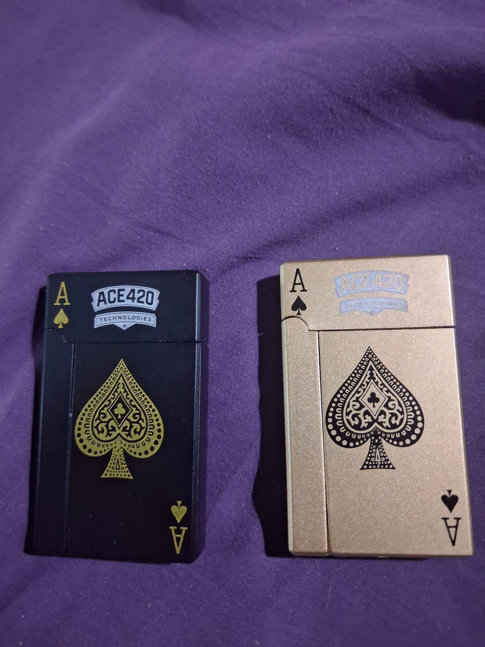 Ace lighter engraved logo