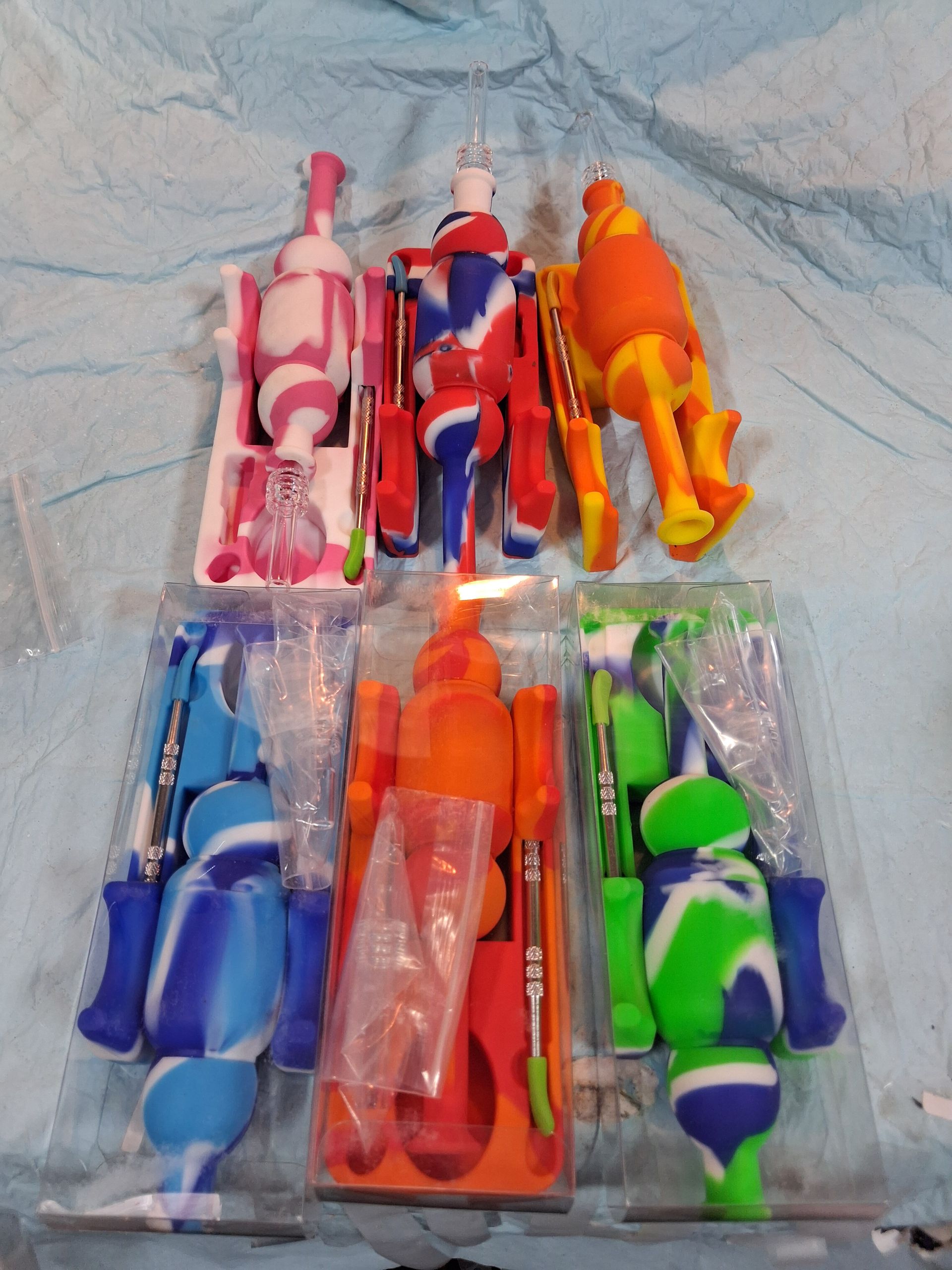 Tank Silicone Nectar Collector with Stand
