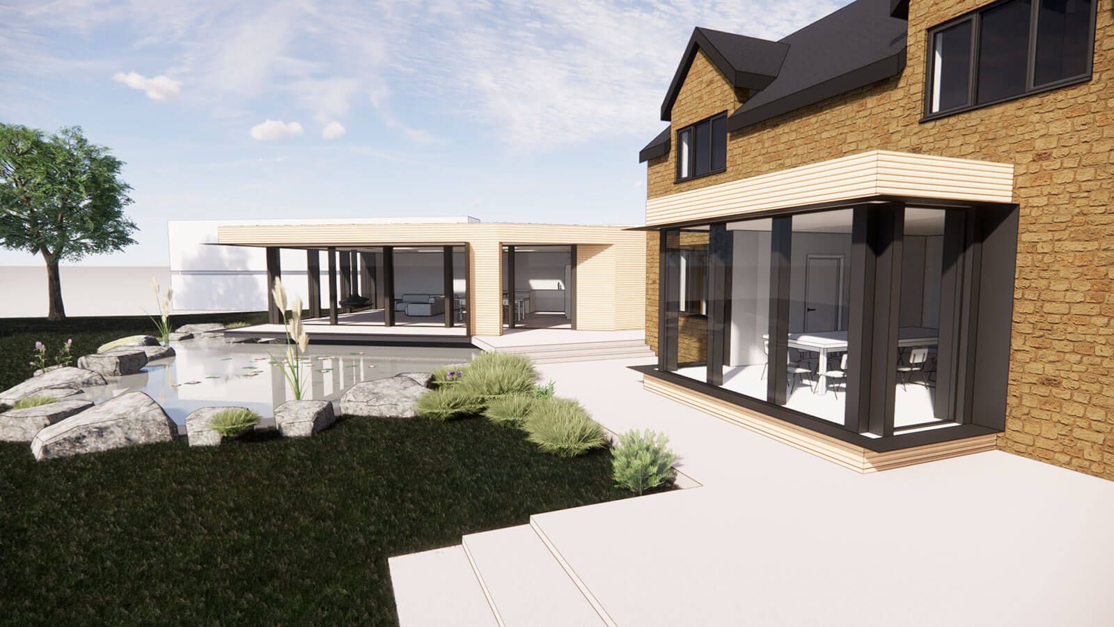 home extension and garden office building