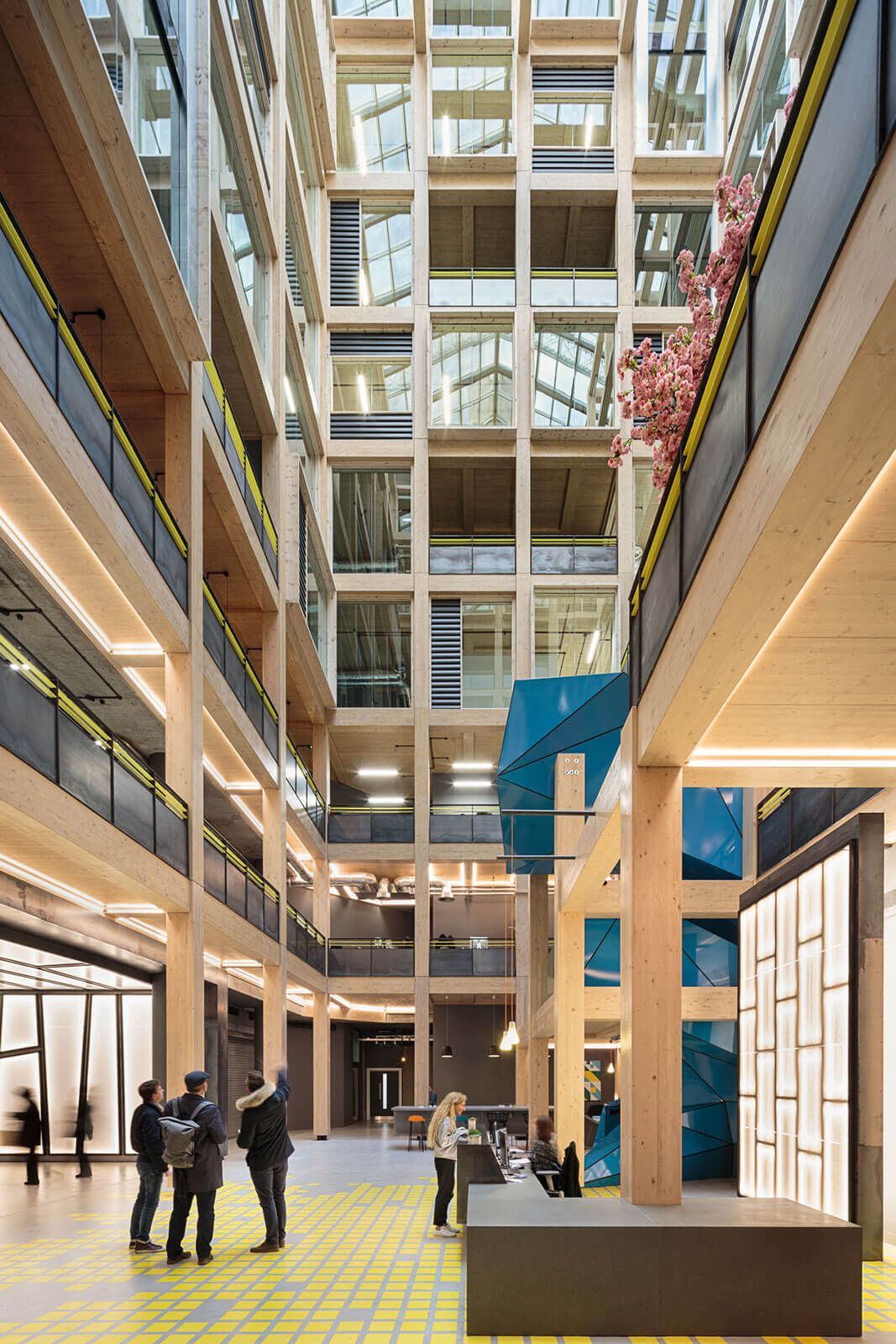 Republic London offices atrium design architecture