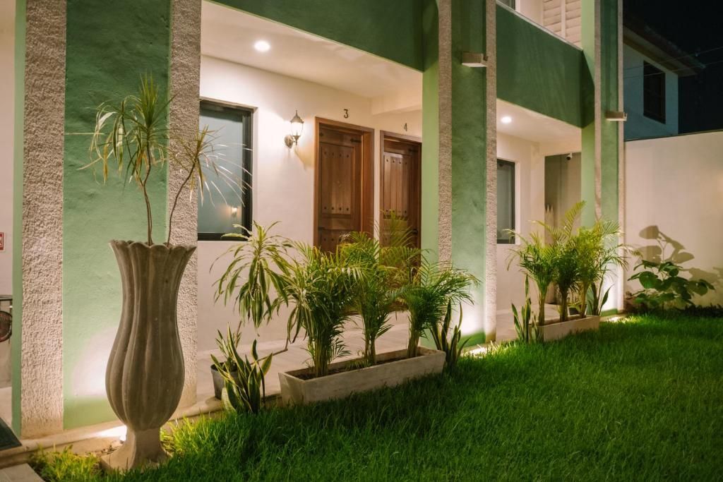 Fuente y patio Hotel Maculan