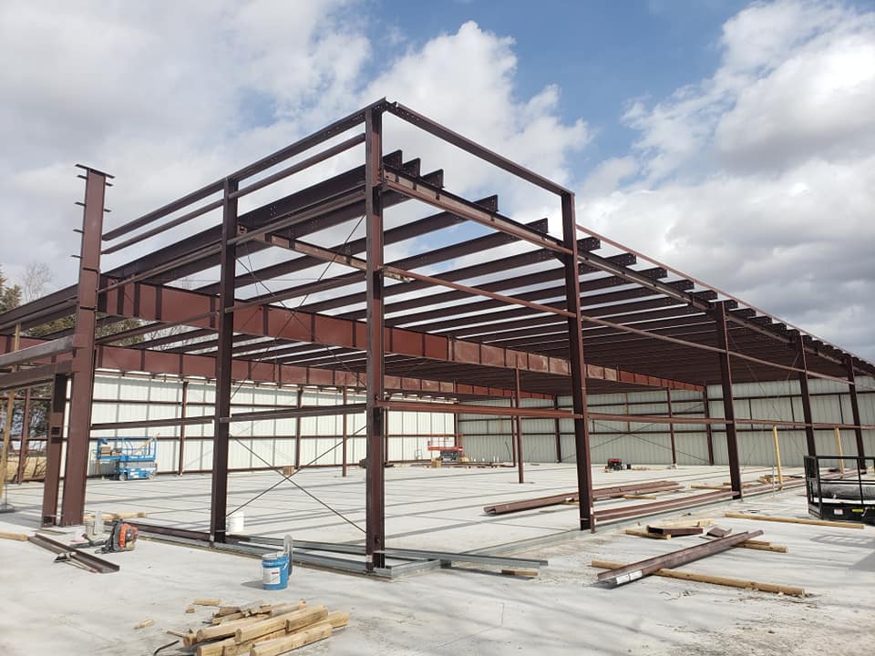 Construction Of A Building – Wichita, KS – ORC Metal Building Erectors
