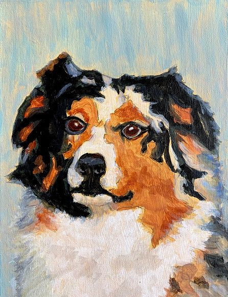 Dog painting