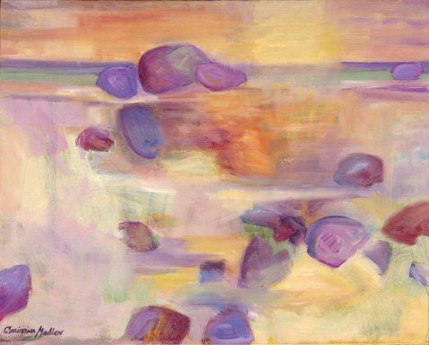 Dancing Rocks, Oil on Canvas, 16x20