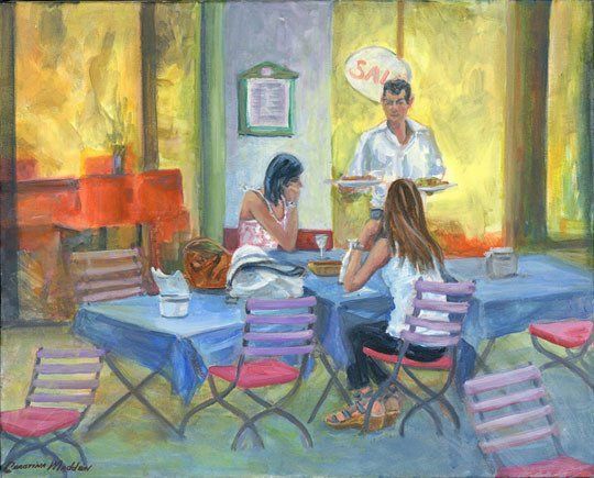 Dinner Out Acrylic 16